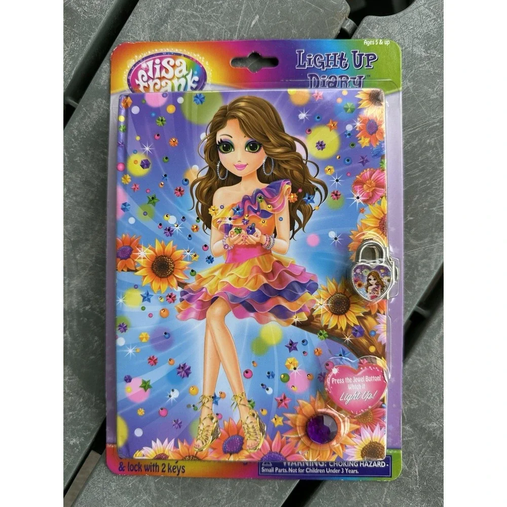 2012 Light Up Lisa Frank Tatey Bug Diary Journal New‎ Lock And Key Sealed
